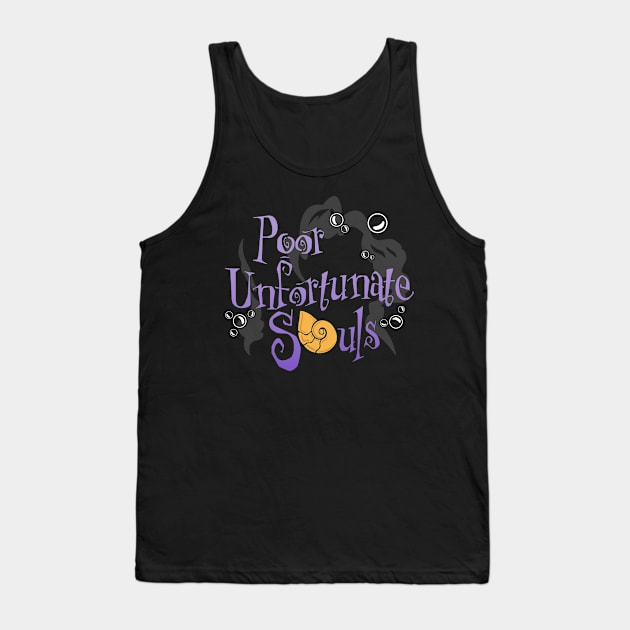 Poor Unfortunate Souls Tank Top by Merlino Creative